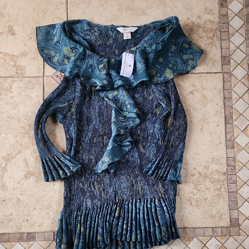 CJ BANKS PAISLEY BLOUSE